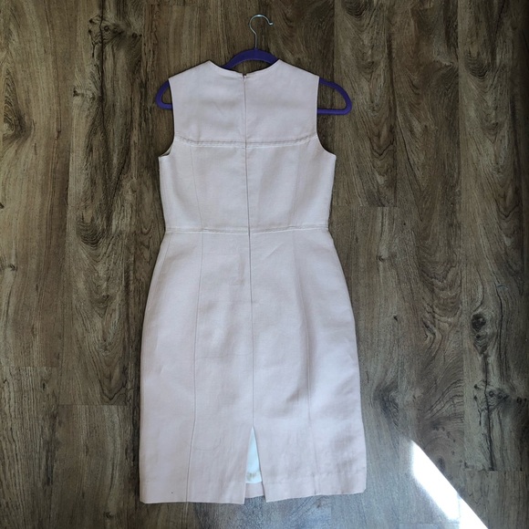 LIDA BADAY Vintage Linen Dress with Silk Lining - Picture 4 of 7